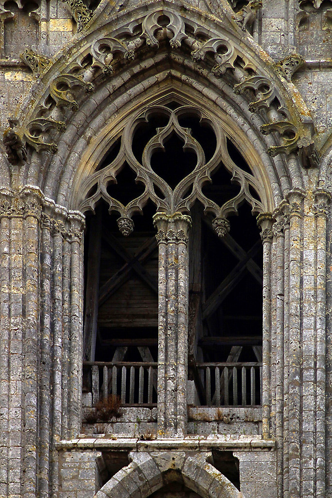 Cattedrale di Chartres. Bifora della torre di sinistra | Flickr