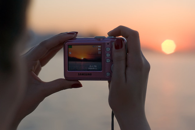 Fotografando o pôr-do-sol