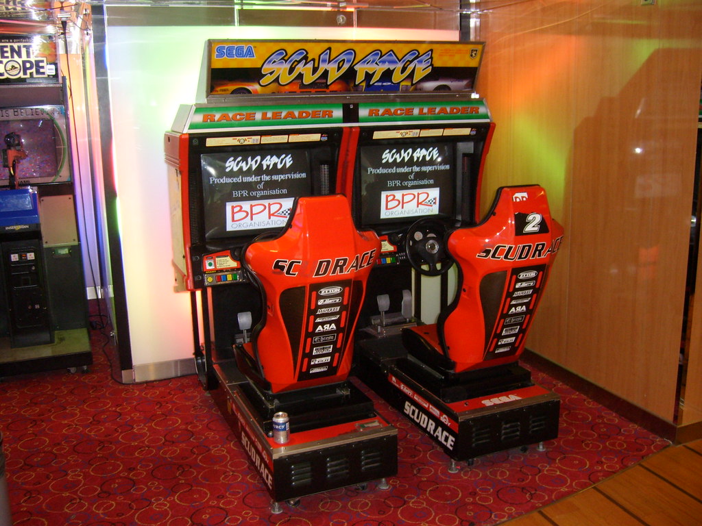 Scud Race Sega Scud Race Twin Arcade Cabinet Segadatabase Flickr