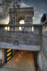Underground passage to the Arc de Triomphe