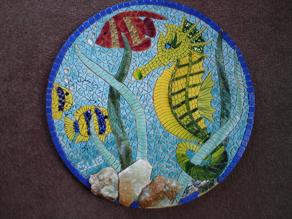 Microbrik Mosaic Sea Horse Level 1 