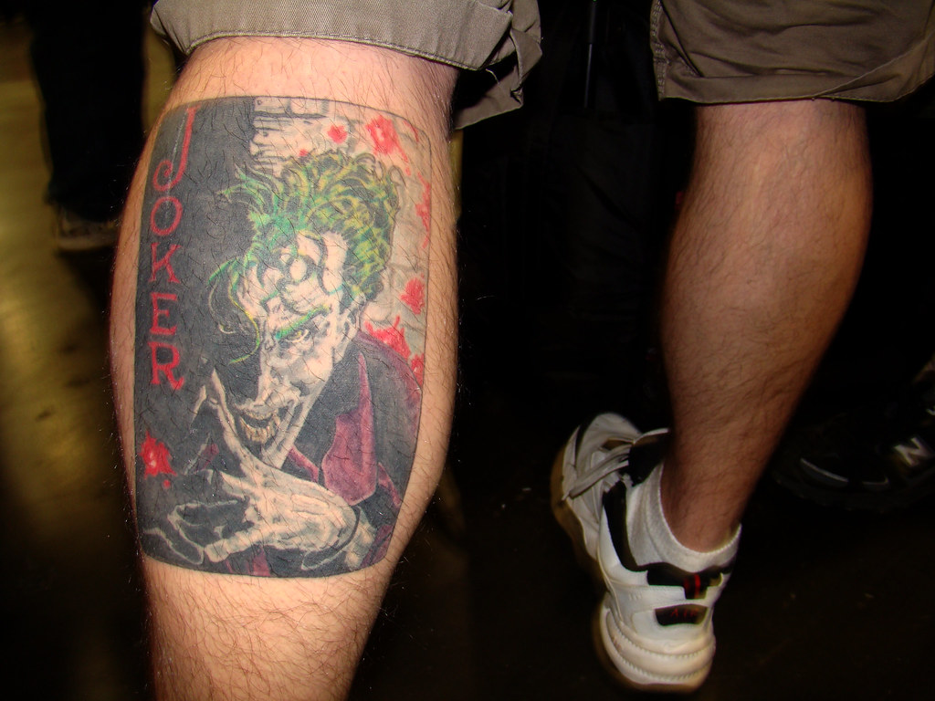 joker tattoo | joker tattoo New York Comic-Con, Saturday, Fe… | Flickr