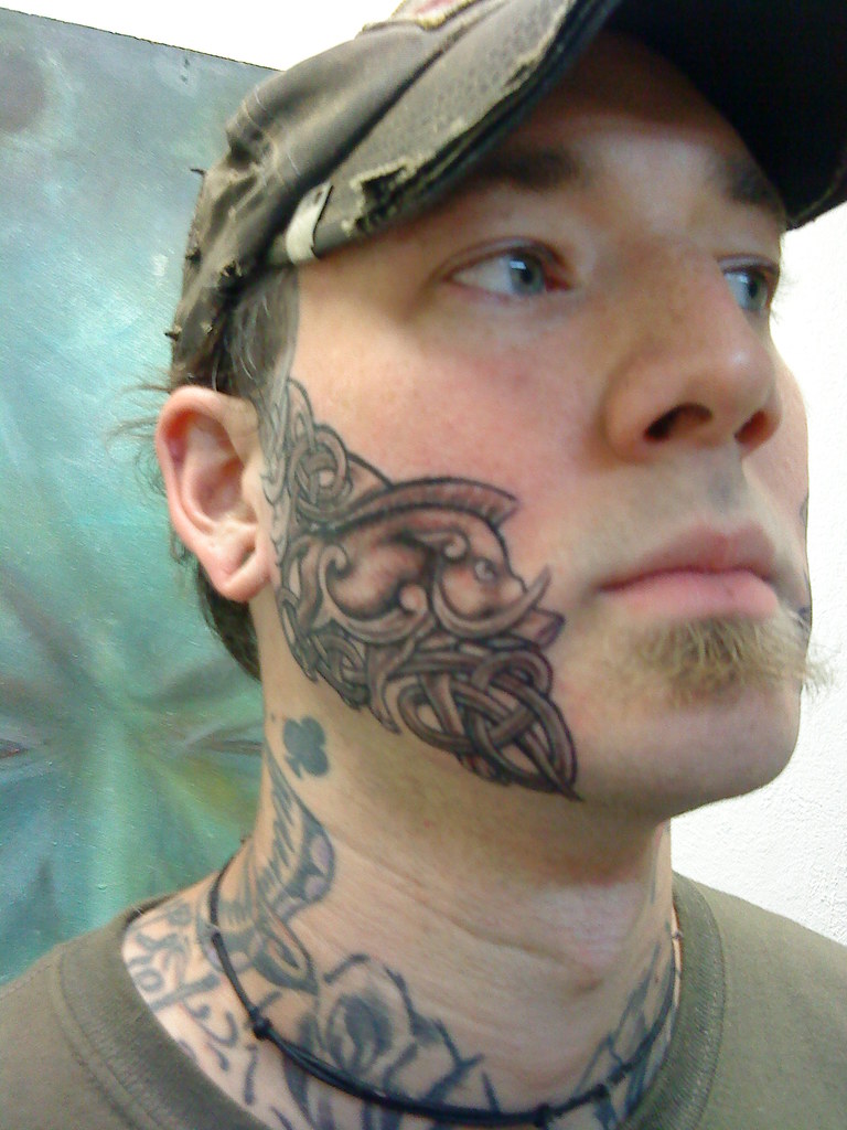 nails' face tattoo | Celtic tattoo done by Thomas Jacobson O… | Flickr