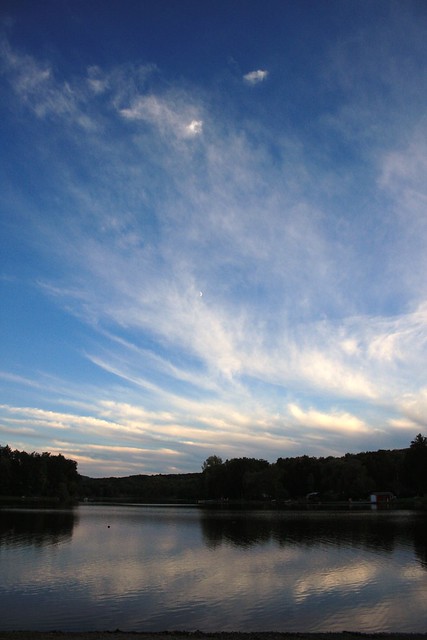 Sunset on Lake Carey