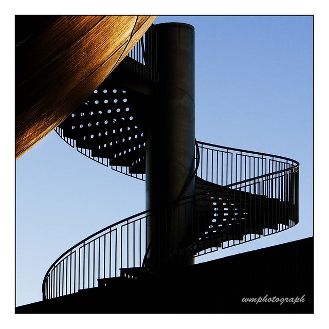 München  BMW Museum Spiral stairs