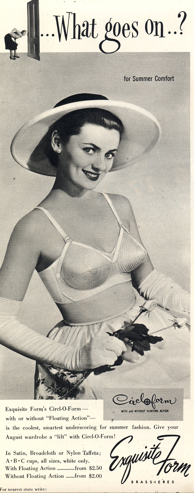 Exquisite form Bra 1953{bullet bra}, I love 50s fashion, Sherri Marie