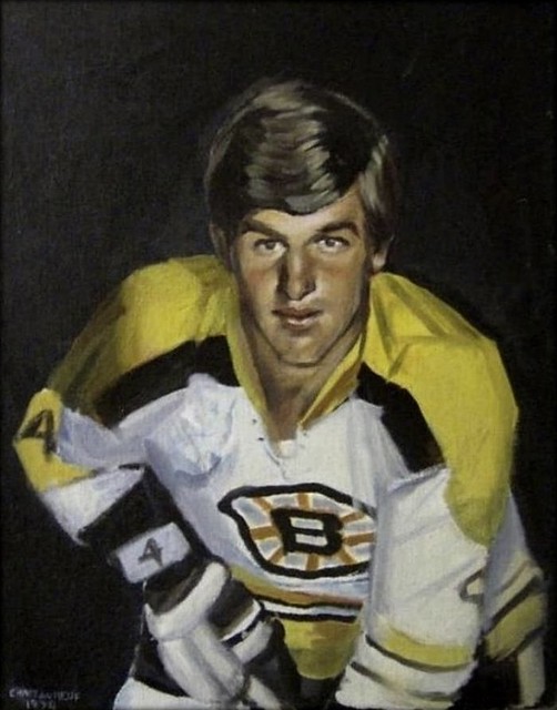 Bobby Orr - Oil Painting by snc145 - Photo by snc145