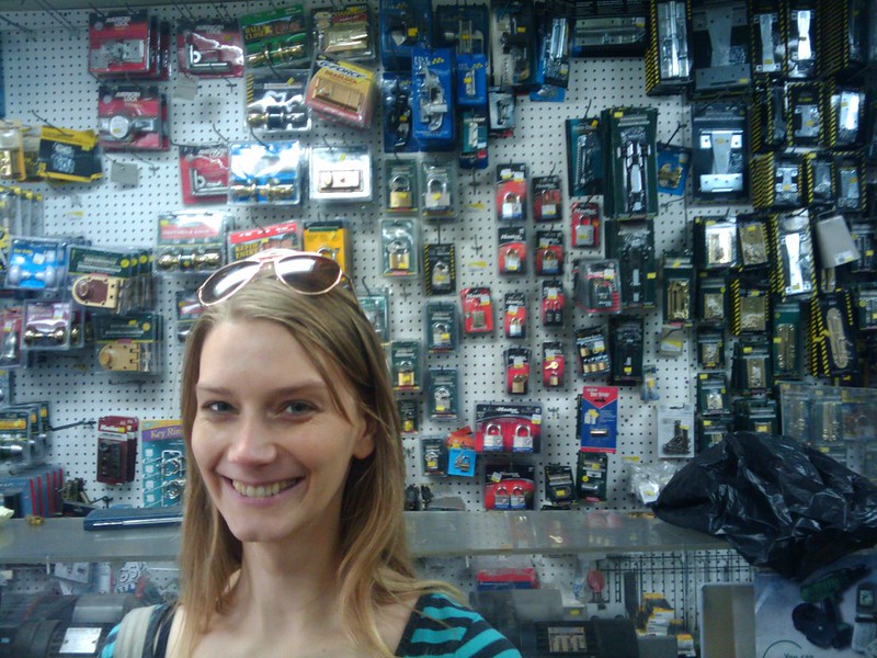 Eva likes the hardware store