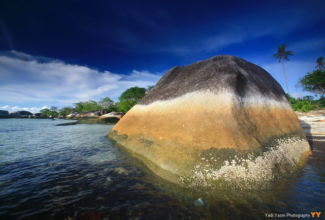 Three Layer Rock in Belitung