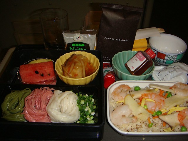 2485- First Class Meal on JAL! Free upgrade - only for 2 hours though lol
