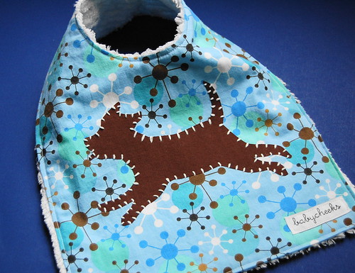 Atomic Puppy Bib | by The Trendy Tot