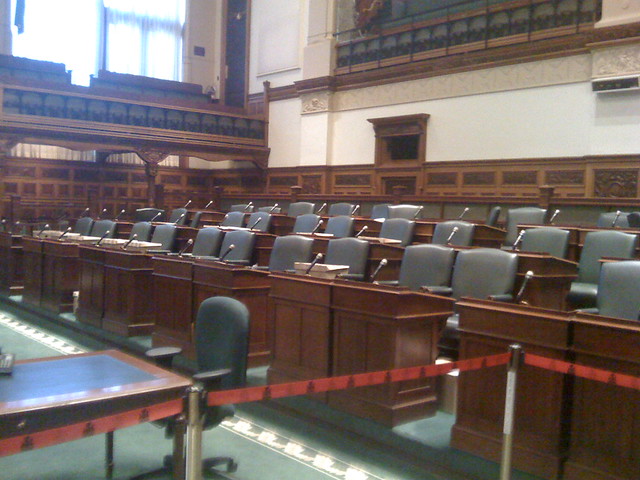 Members' Desks at the Ontario Legislature