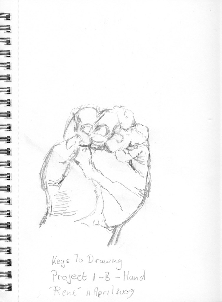 Keys To Drawing, Project 1-B - Hand, part 5, You can read m…