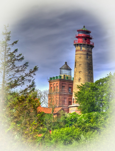 The lighthouses of Cape Arkona on the island Rügen / Germany - Baltic Sea
