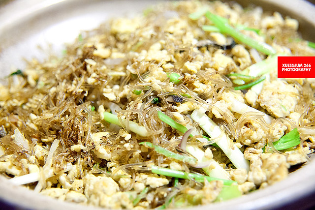 炒桂花粉丝 (Stir-Fried Mung Bean Noodles With Osmanthus)