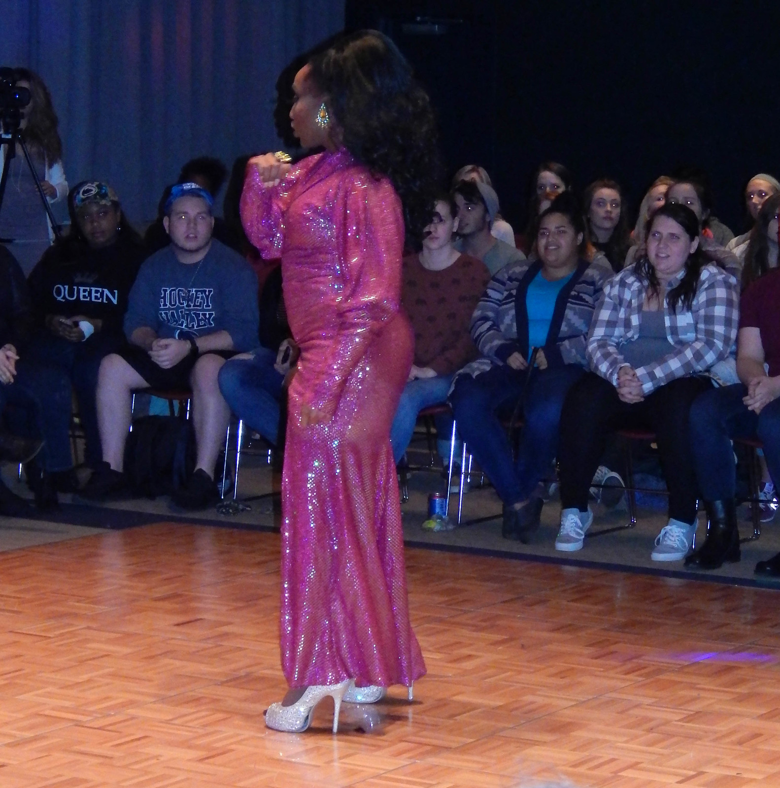 On November 2, 2016, Trigon, Penn State Univerosty-Behrend's LGBTQ student group, again held their annual Drag Show in the Reed Union Building. Thev event was very well attended and there was also an amateur drag competition.