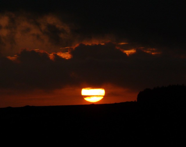 Connemara Sunset. Maam Cross.