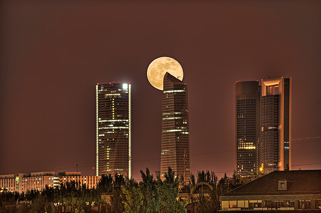 Moon over Madrid