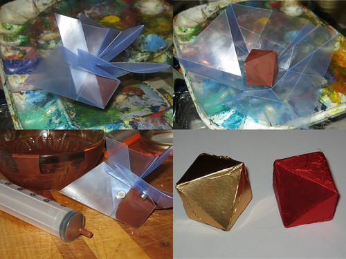 Chocolate Polymorphs Stacking Pattern PolyPouch Chocolate Mould | Moulding polyhedra-shaped solid … | Flickr