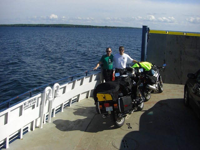On the Ferry to Madeline Island