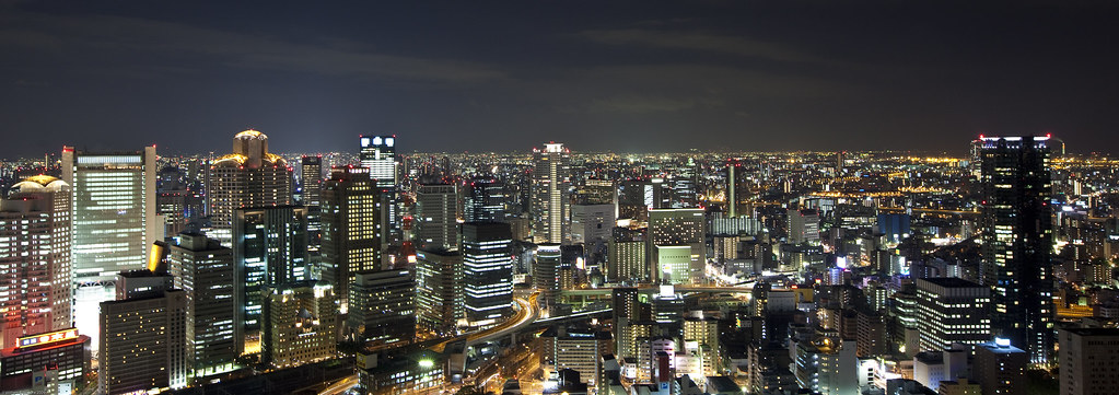 Osaka by Night by WilliamBullimore