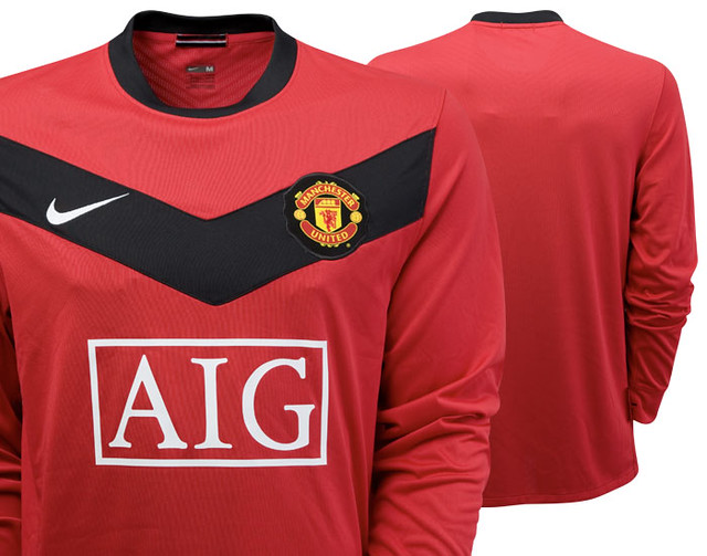 Manchester United 2009/10 New Home Kit (Long Sleeved) Flickr