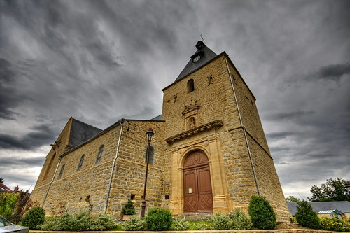 Cliron - Église by Jean Lemoine