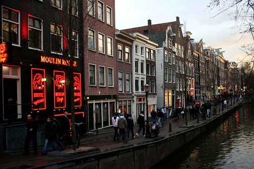 Red light district Amsterdam | by katythiers