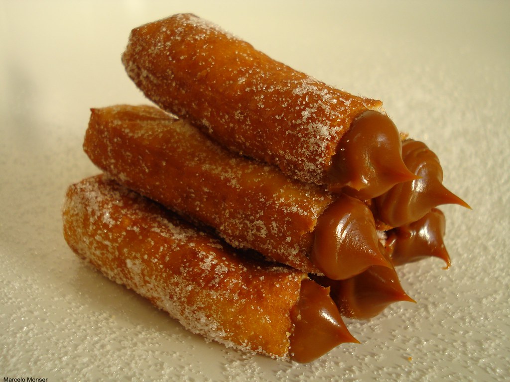 Looks Like Churros, but are Mini Fried Brioches Filled wit… | Flickr