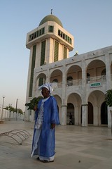 Viola at mosque of Medina Baye, Kaolack