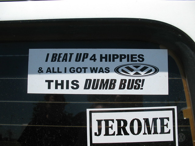 VW Bus Bumper Stickers