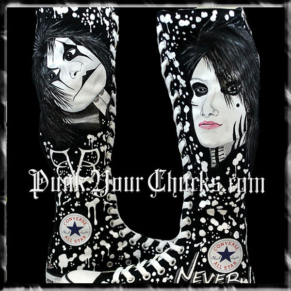 Black Veil Brides 2 | Custom painted Converse Sneakers by MA… | Flickr