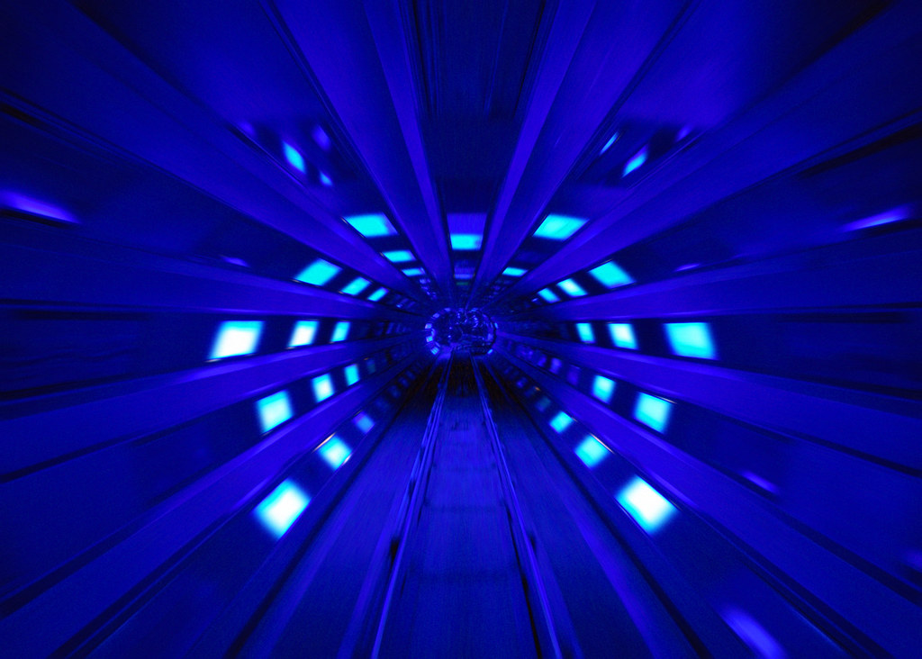 Disney - Space Mountain Blue Space Shot Tunnel (Explored)