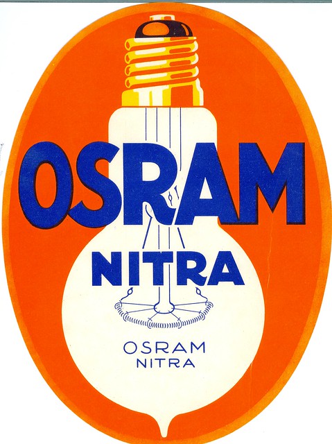 Osram Light Bulb Ad, circa 1935