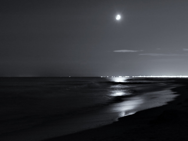 Lunar Eclipse at Malone Beach