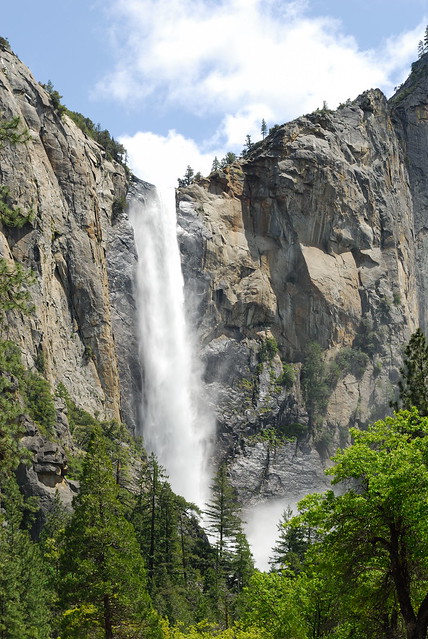 Bridalveil Fall in Yosemite Valley