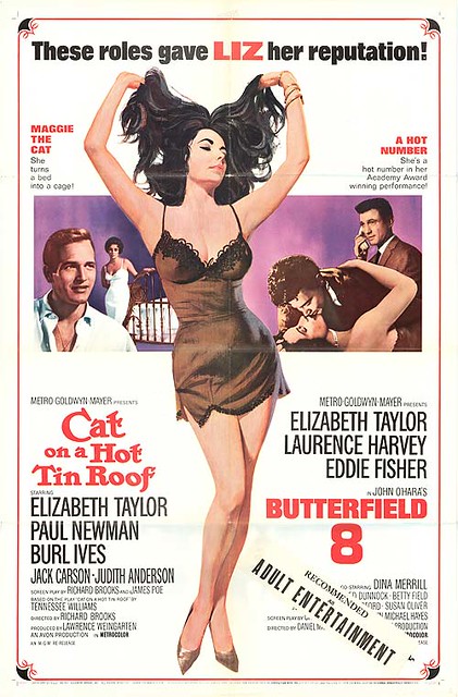 CAT ON A HOT TIN ROOF POSTER 1 Paul Newman Elizabeth Taylor