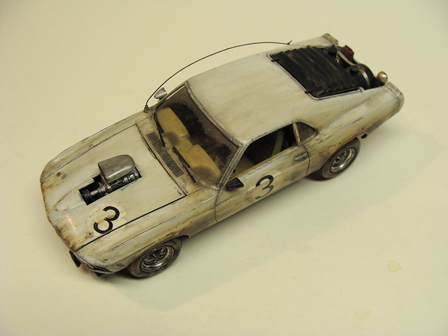 1970 Ford Mustang 429 BOSS with blower (1/24 Road Warrior conversion)