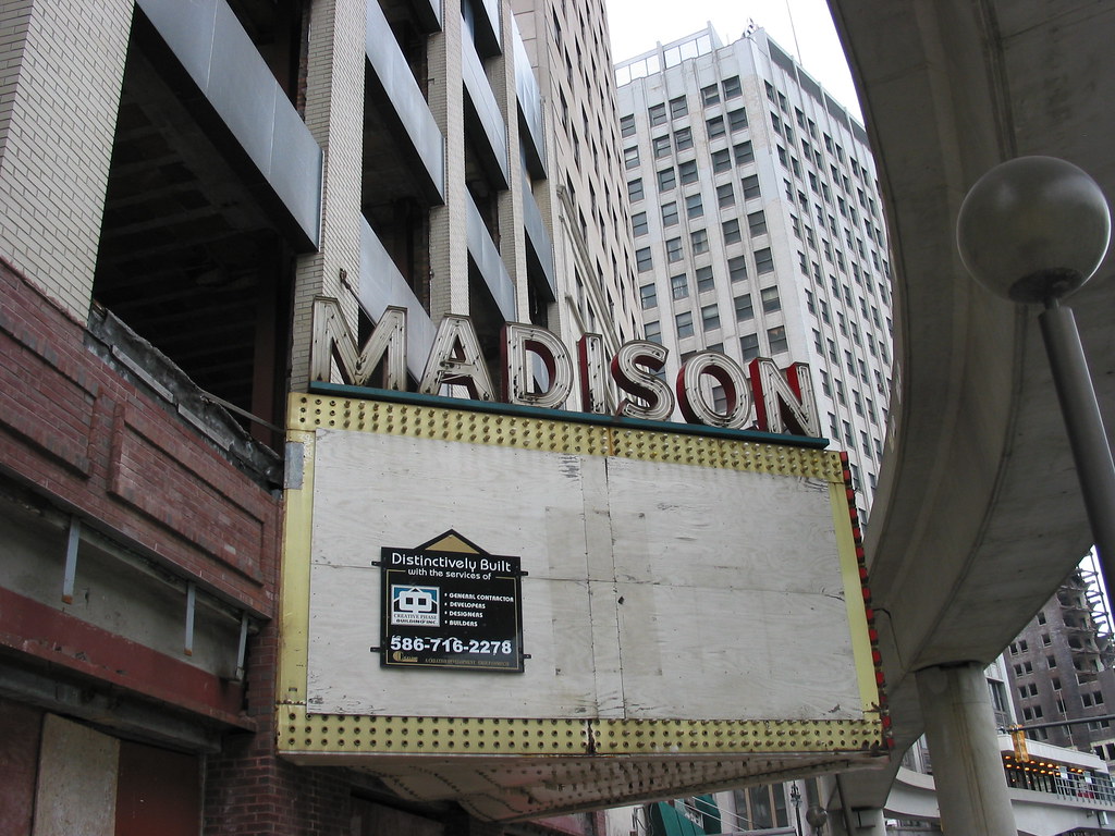 Madison theater, Detroit | marquee, Madison theater. Grand C… | Flickr