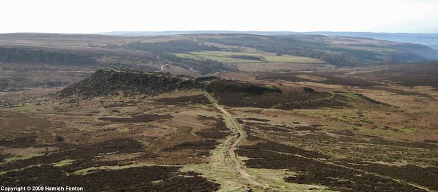 Carl Wark viewed from Higgar Tor (at ground level)