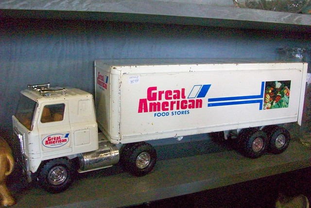 Great American toy tractor trailer