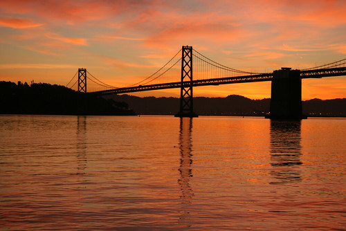 sanfrancisco california usa sunrise baybridge sanfranciscobay sanfranciscooaklandbaybridge 5photosaday 5halloffame
