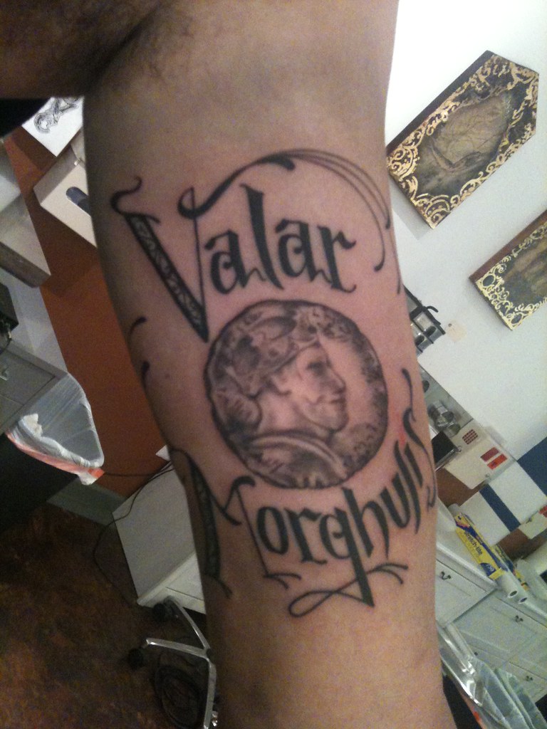 Valar Dohaeris Tattoo On A Wrist by amuletotattoo  Tattoogridnet