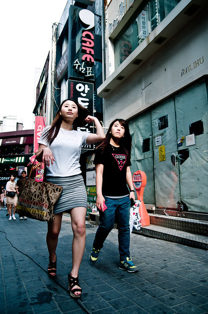 Korean girl styles (Seoul, Korea)