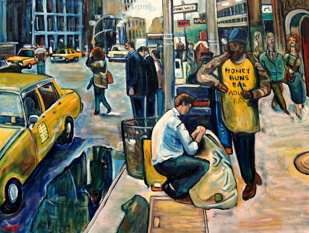 HONEY BUNS, MK's 200th Oil Painting