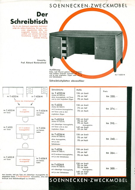 German Furniture Brochure, circa 1935