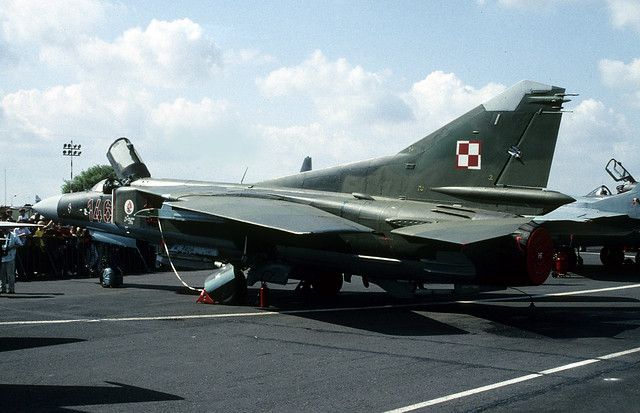 MiG-23: Polish Air Force MiG-23MF 146 Poznan Lawica Air Show
