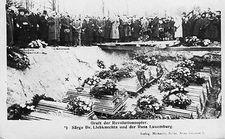 Karl Liebknecht and Rosa Luxemburg's graves