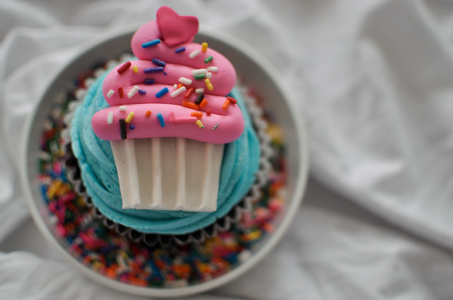 A cupcake on a cupcake!