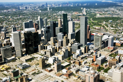 Miniature Downtown Houston by baldheretic